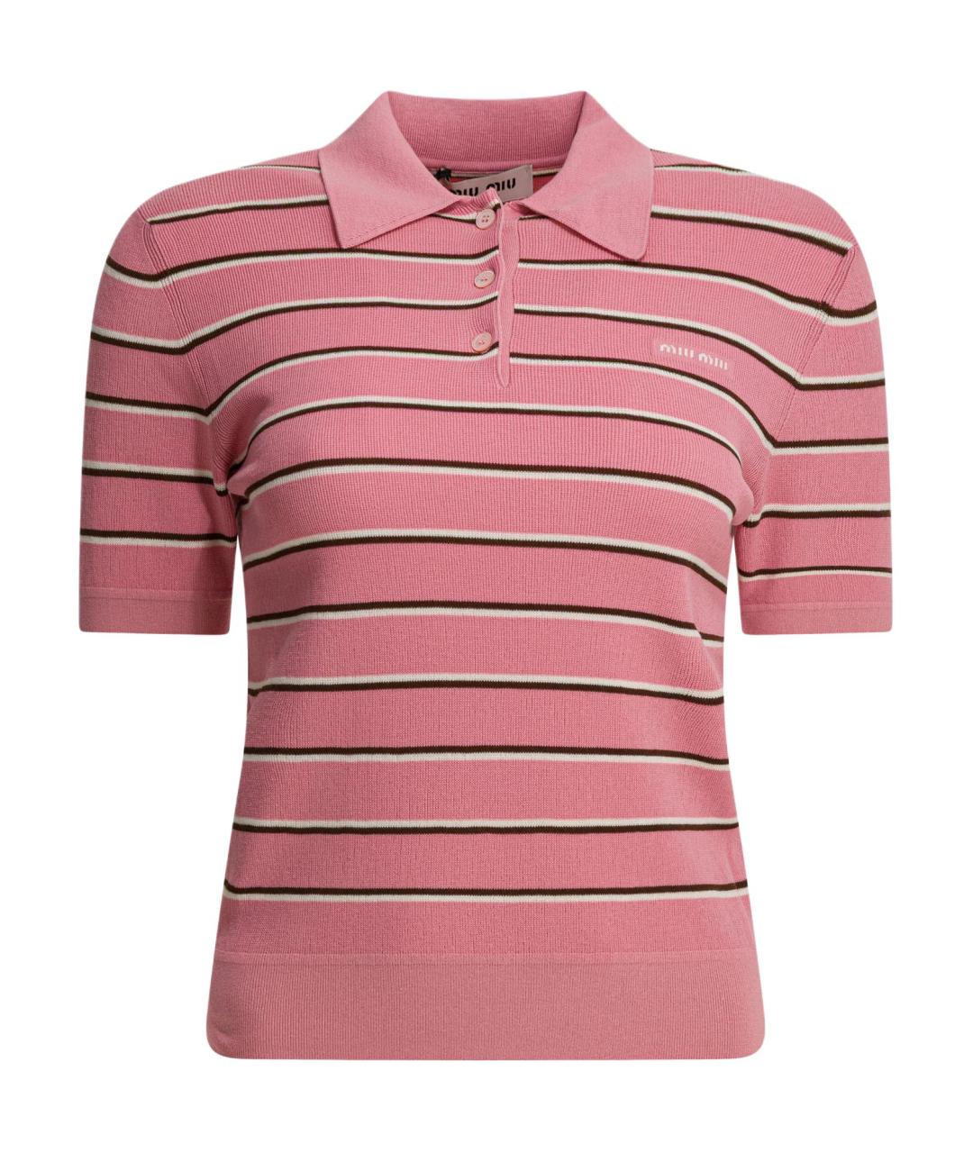 MIU MIU Розовый джемпер / свитер, фото 1