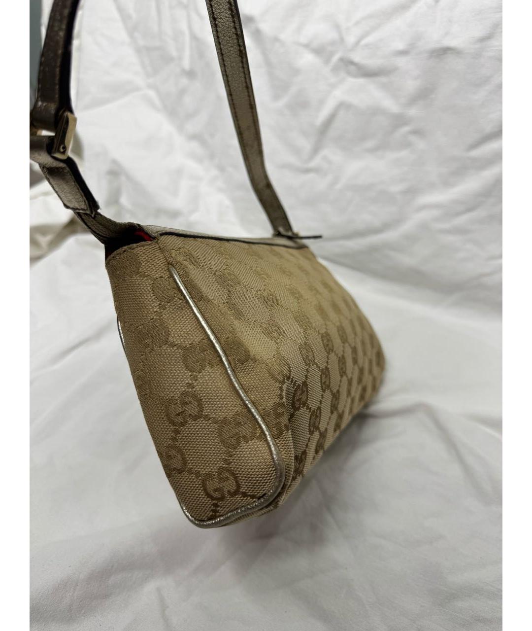 GUCCI Бежевая сумка с короткими ручками, фото 2