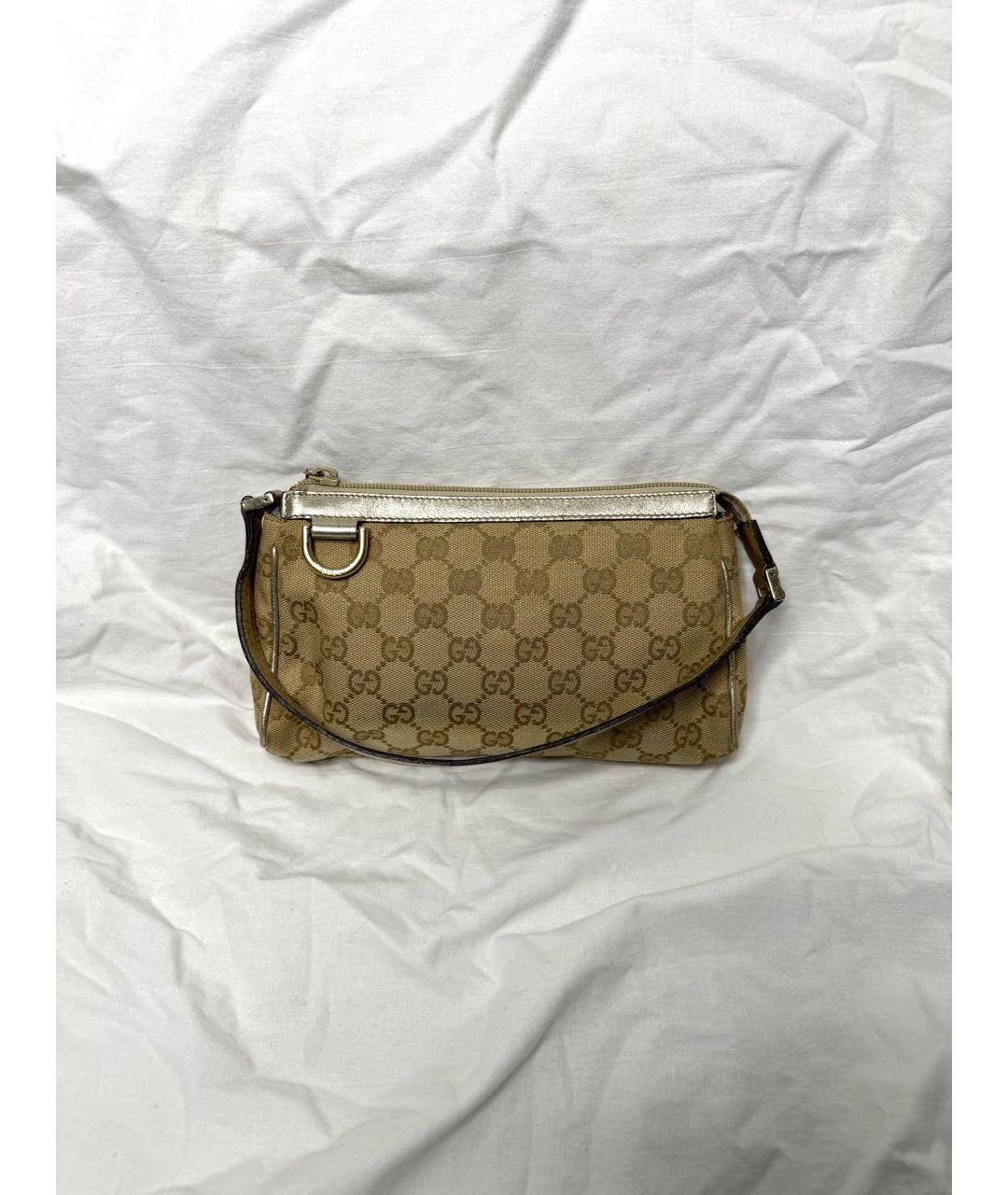 GUCCI Бежевая сумка с короткими ручками, фото 9