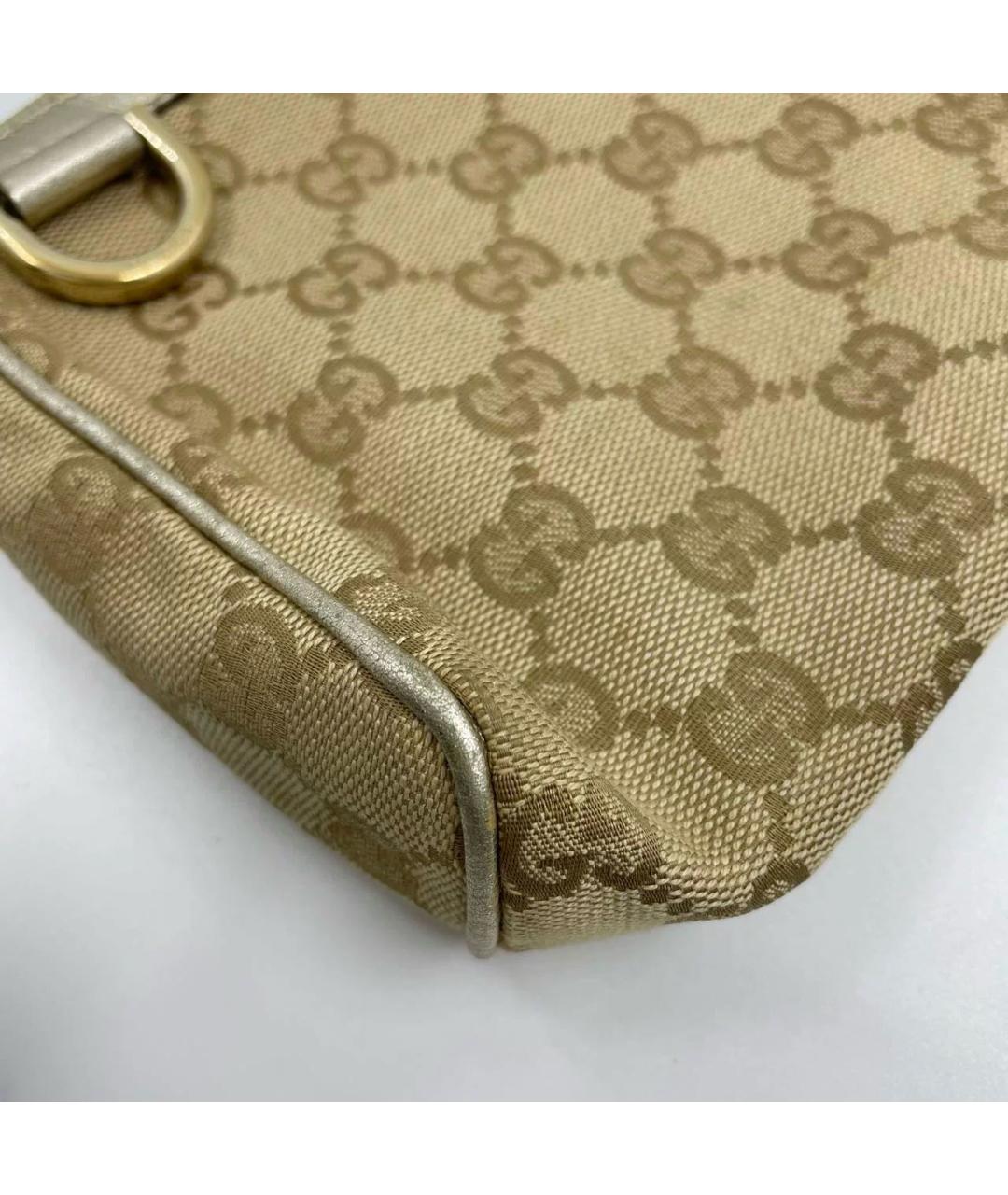 GUCCI Бежевая сумка с короткими ручками, фото 7