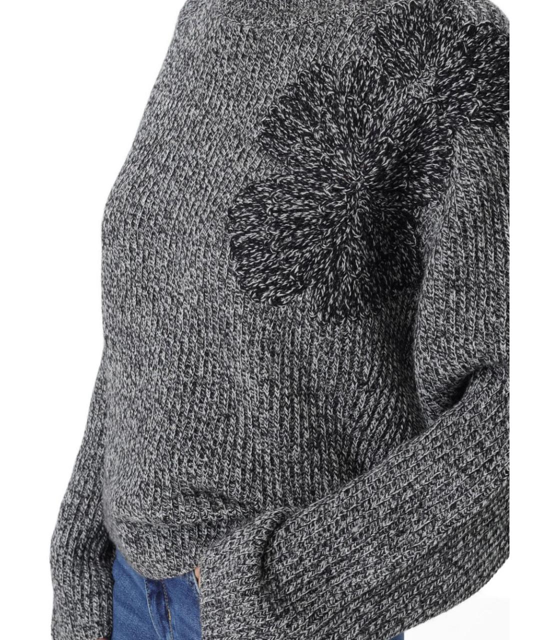 LIU JO Черный шерстяной джемпер / свитер, фото 2