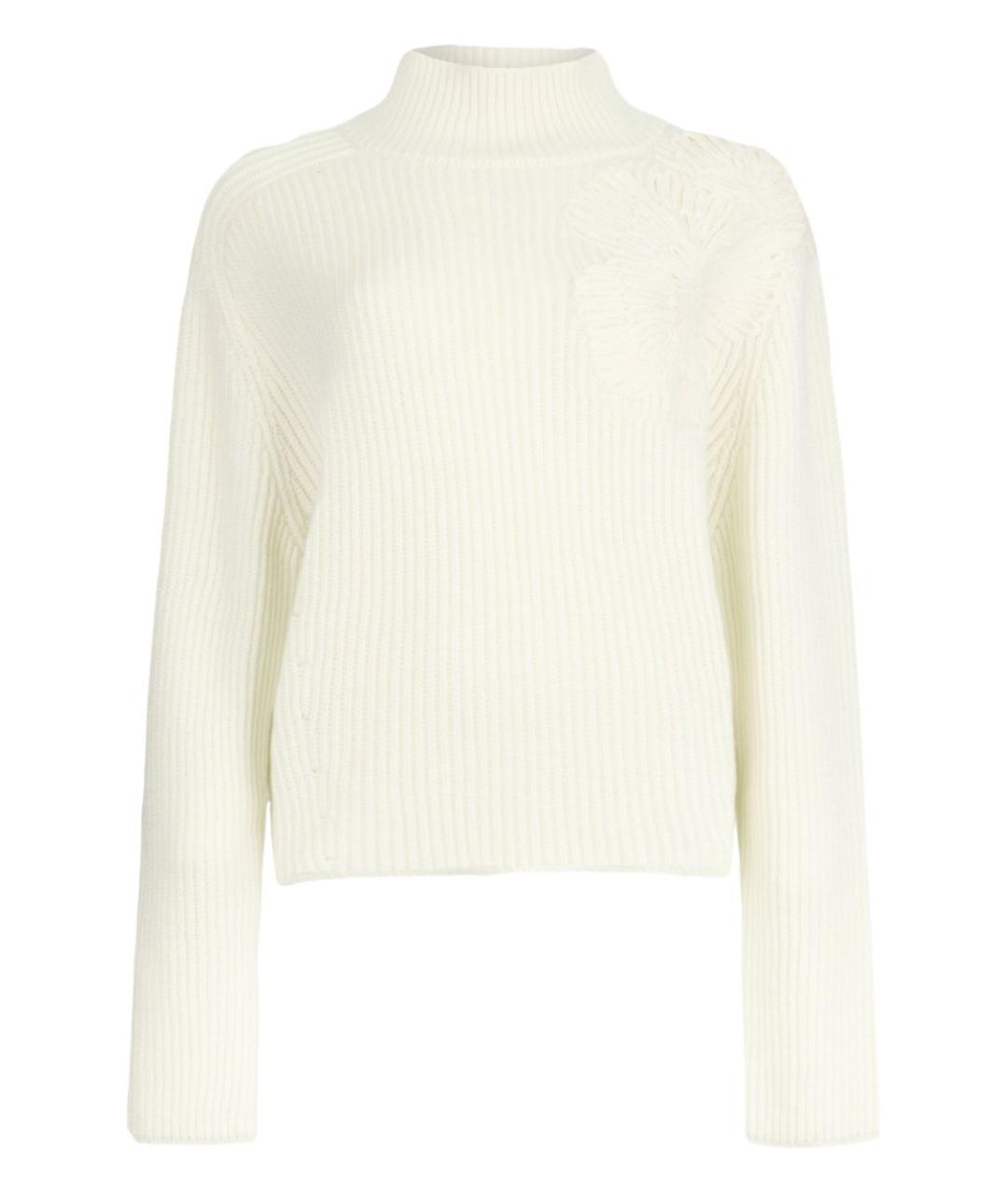 LIU JO Белый шерстяной джемпер / свитер, фото 1