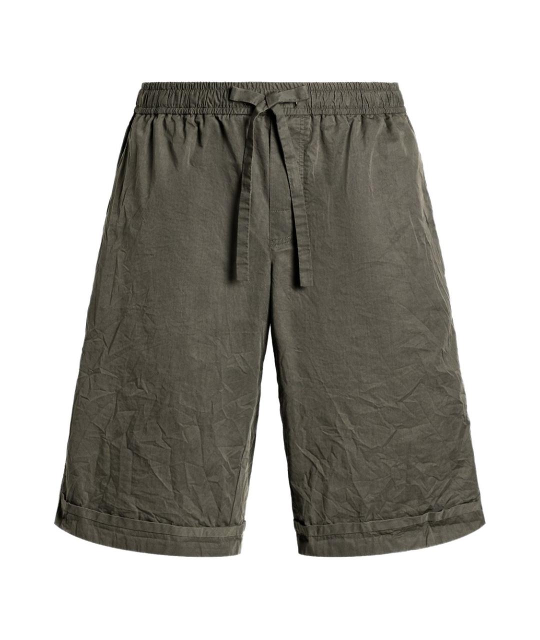 DOLCE&GABBANA Серые хлопковые шорты, фото 1