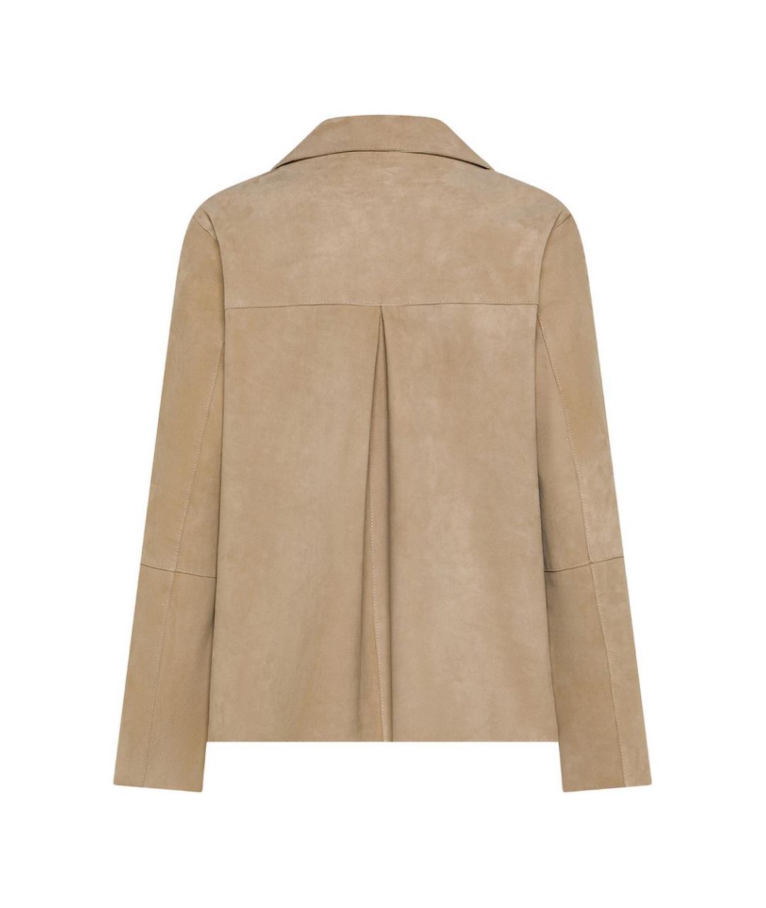 SEVENTY Бежевый замшевый жакет/пиджак, фото 2
