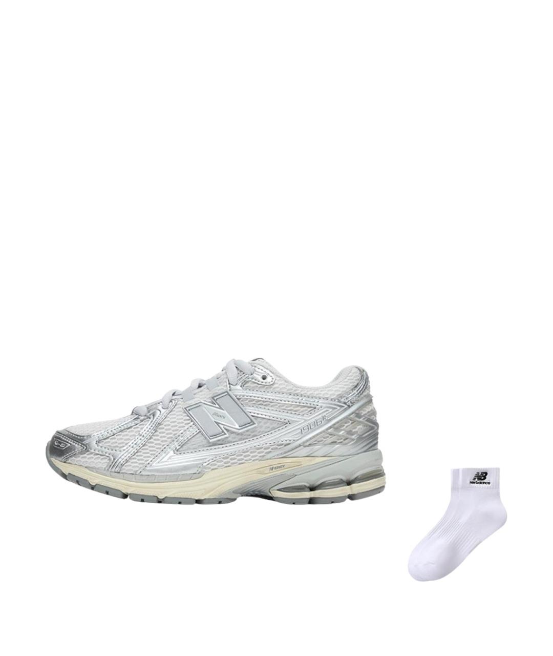 NEW BALANCE Серебряные кроссовки, фото 2