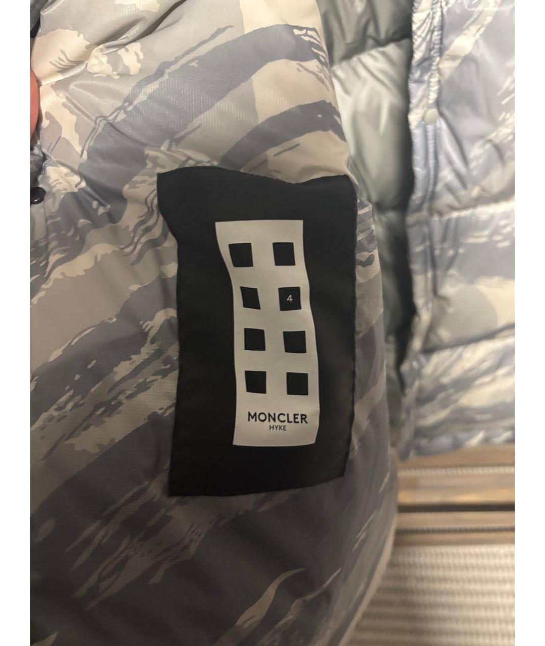 MONCLER Белая полиамидовая куртка, фото 3