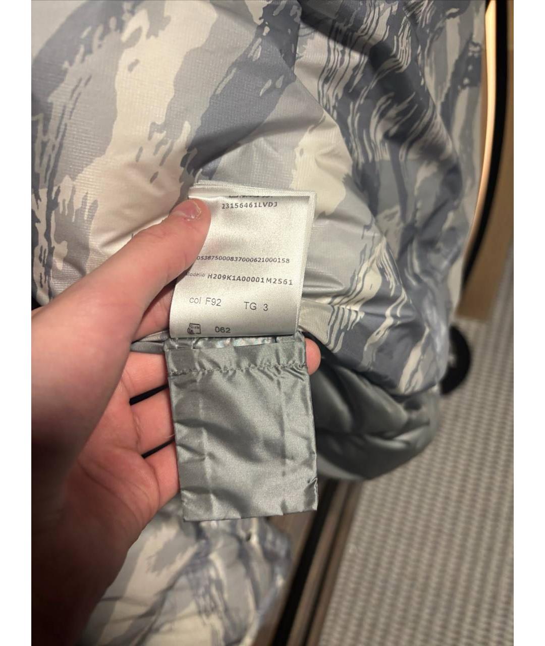 MONCLER Белая полиамидовая куртка, фото 6