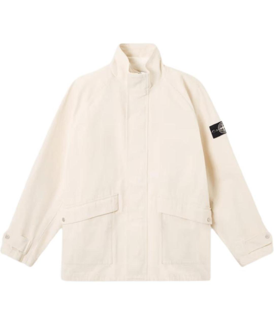 STONE ISLAND Белая куртка, фото 1
