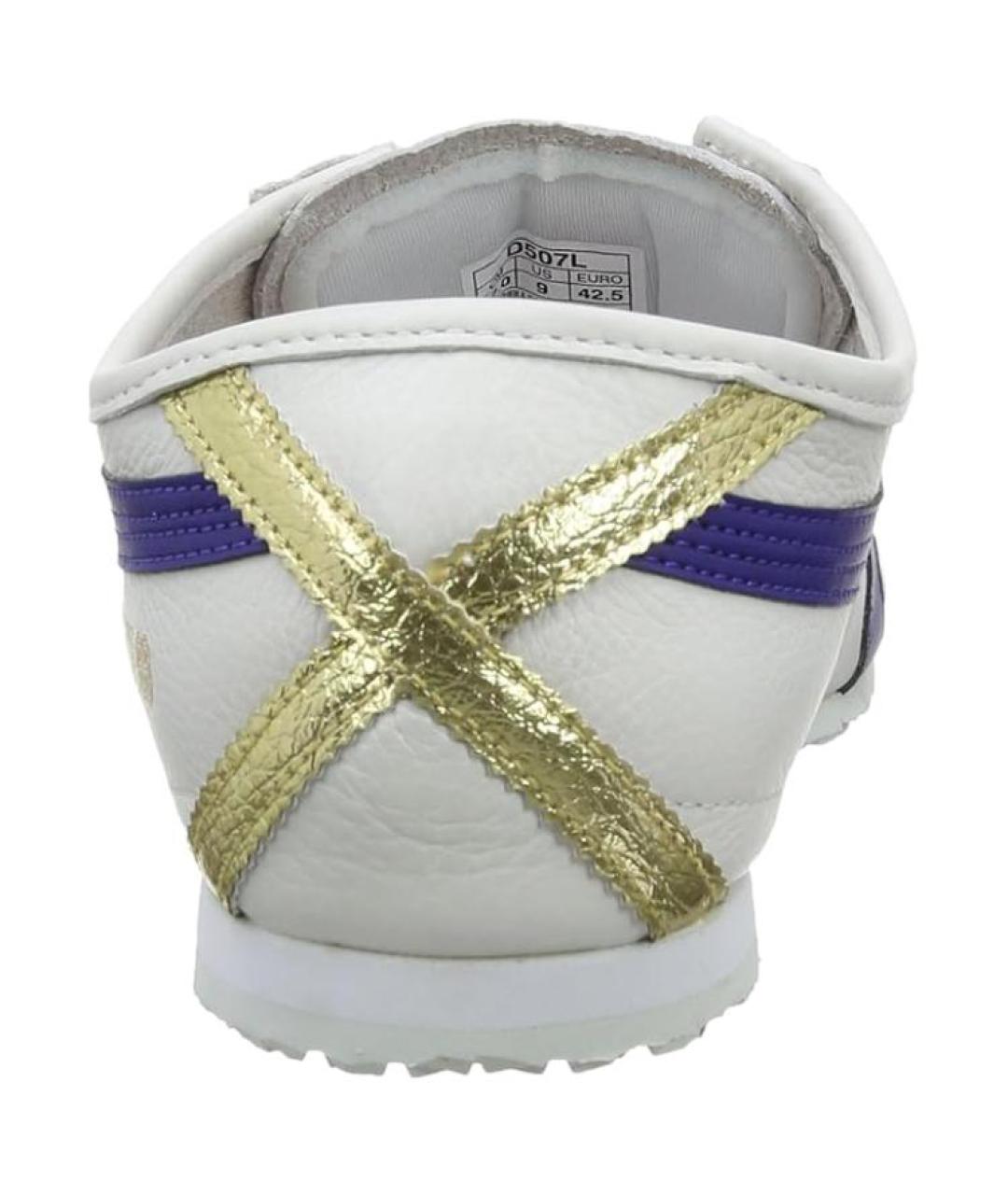 ONITSUKA TIGER Белые кожаные кеды, фото 5