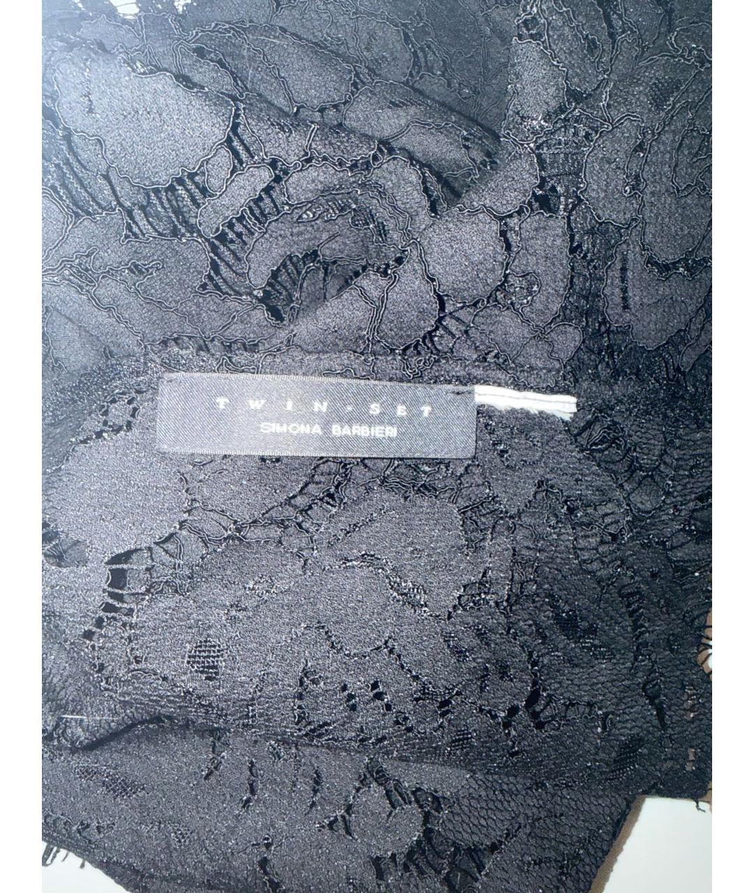 TWIN-SET Черный платок, фото 6