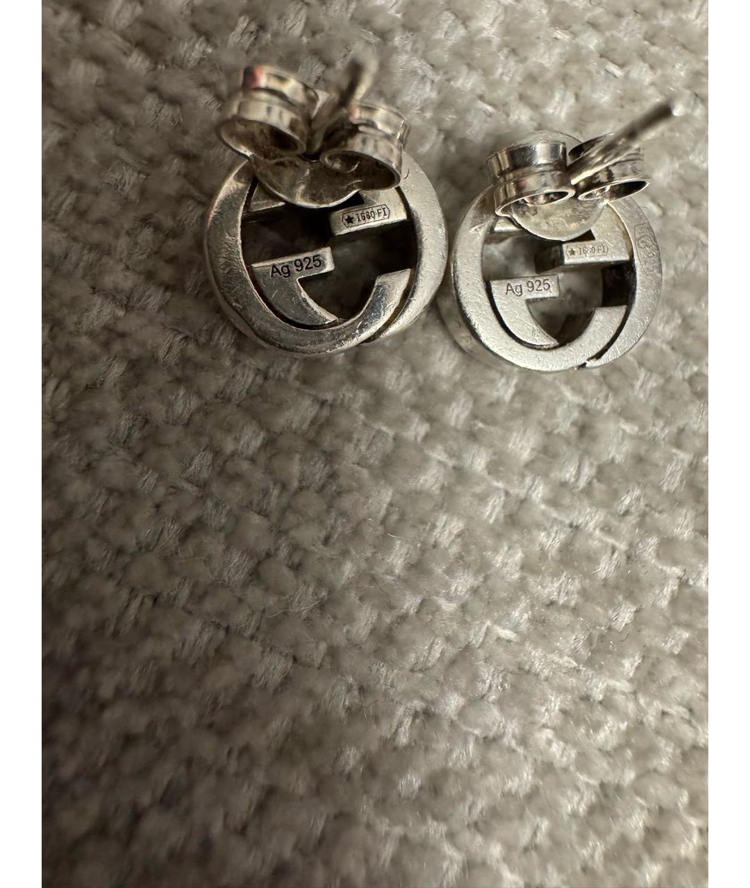 GUCCI Серебряные серебряные серьги, фото 2