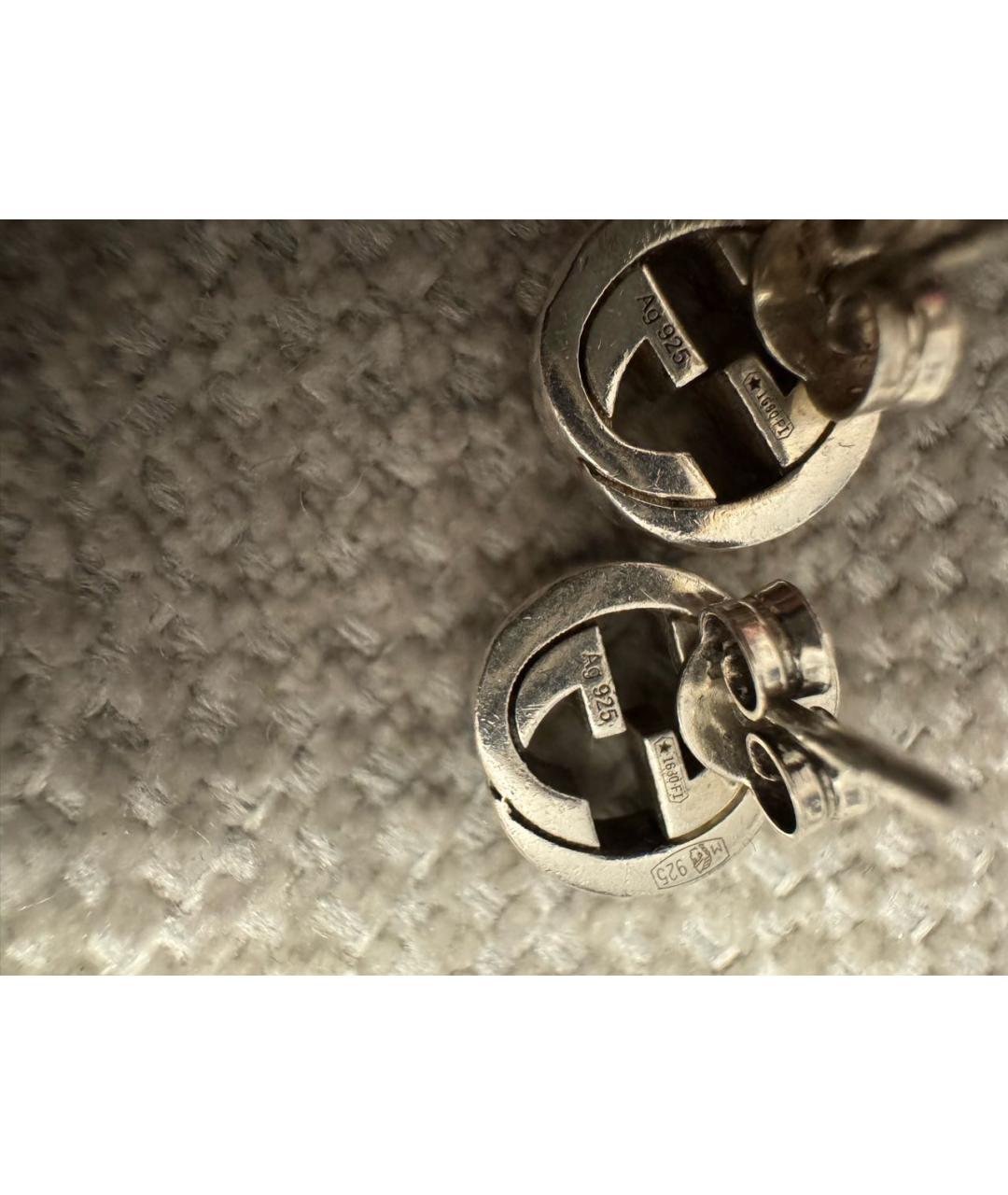 GUCCI Серебряные серебряные серьги, фото 3