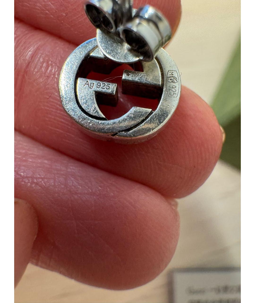 GUCCI Серебряные серебряные серьги, фото 5