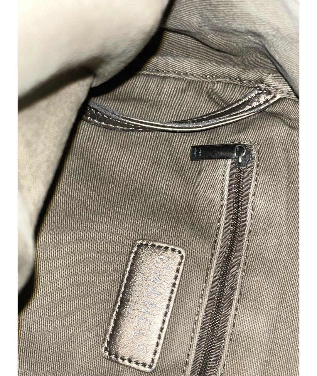 CHANEL Белый жаккардовый рюкзак, фото 4