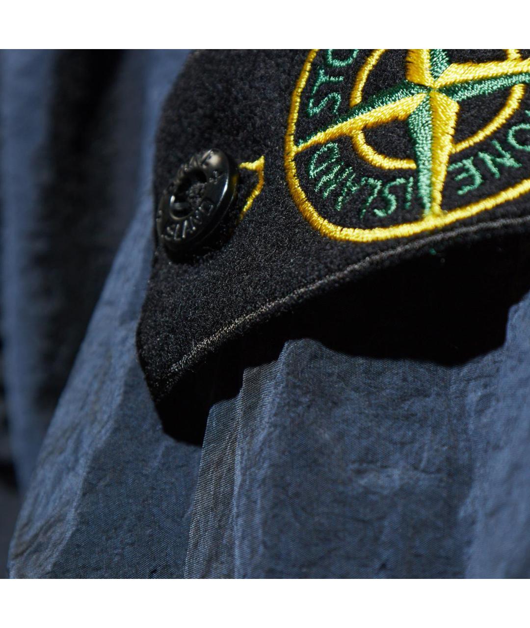 STONE ISLAND Темно-синяя куртка, фото 5