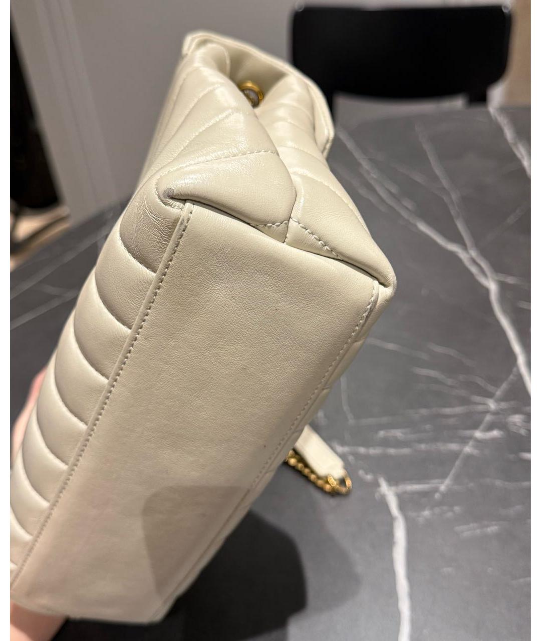 SAINT LAURENT Бежевая сумка через плечо, фото 5