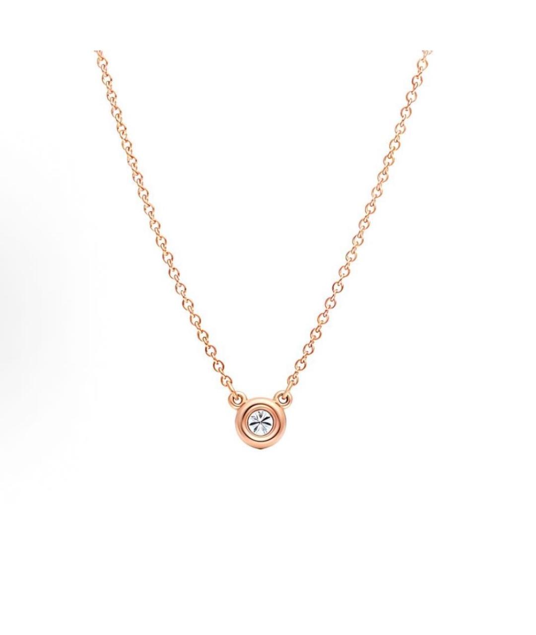 TIFFANY&CO Розовая подвеска из розового золота, фото 9