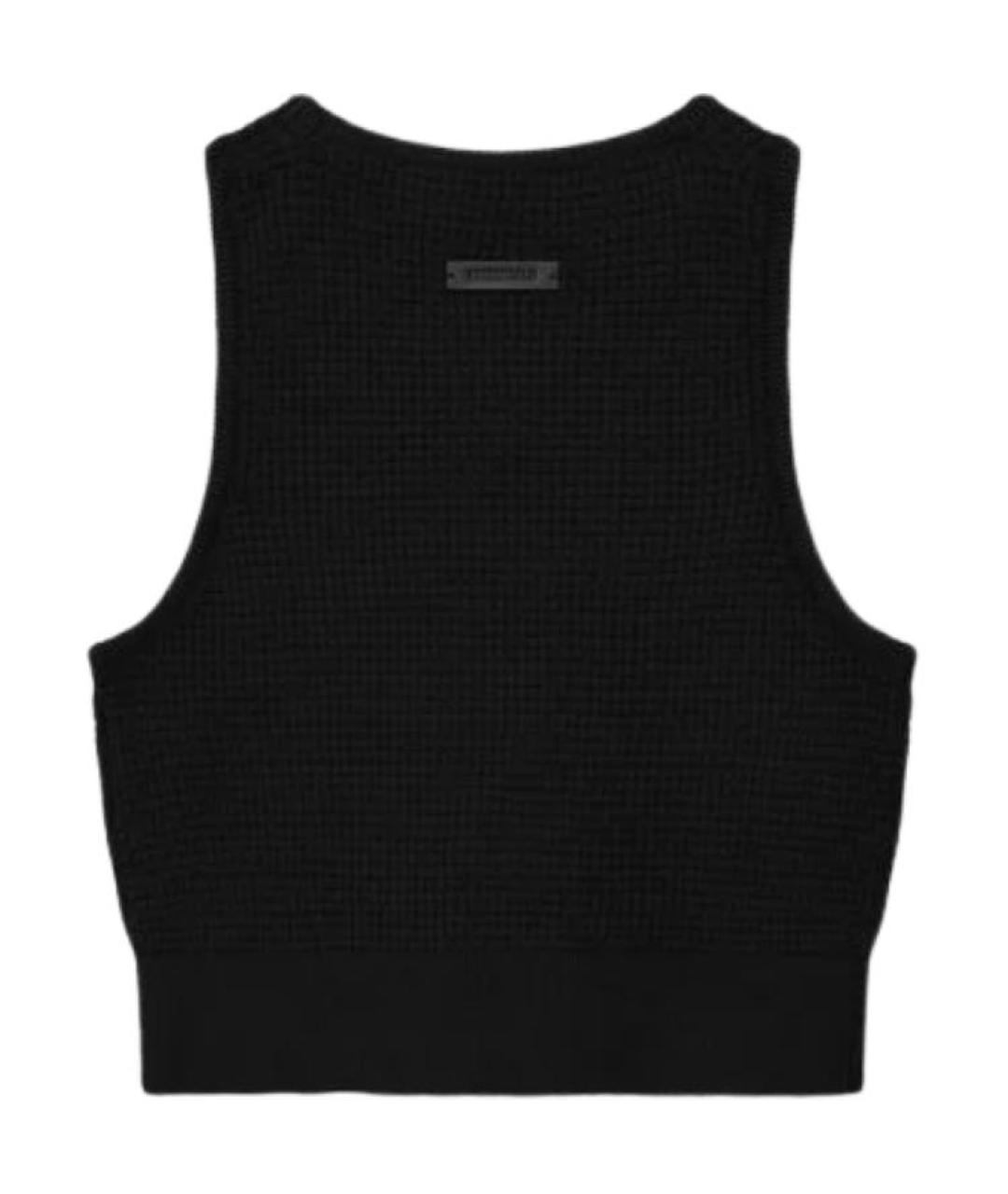 FEAR OF GOD ESSENTIALS Черная майка, фото 2