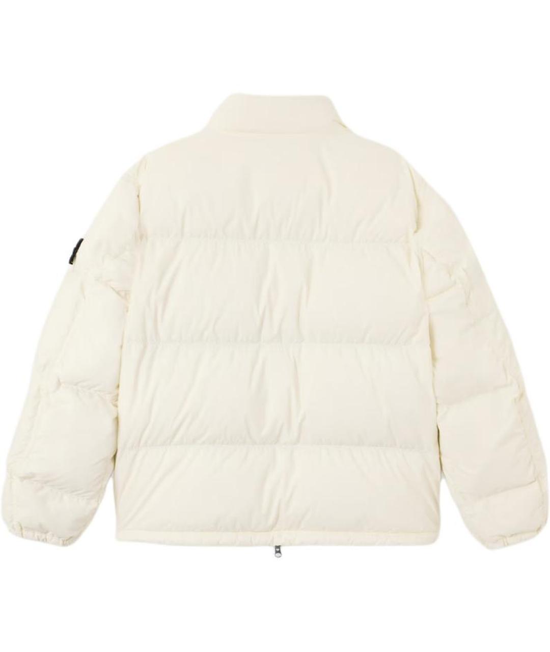 STONE ISLAND Бежевый пуховик, фото 2