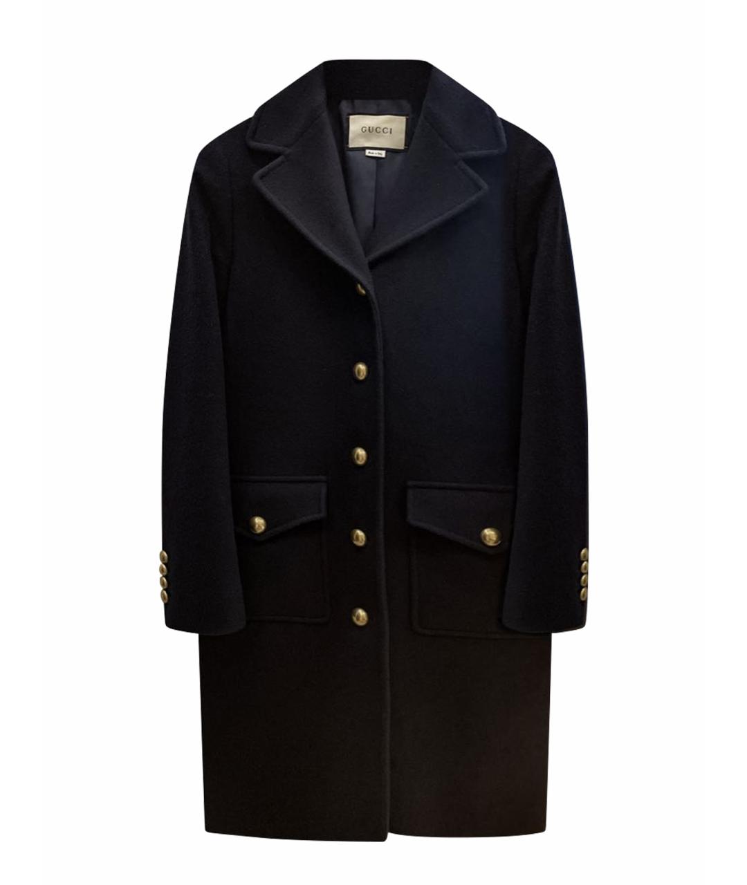GUCCI Черное пальто, фото 1