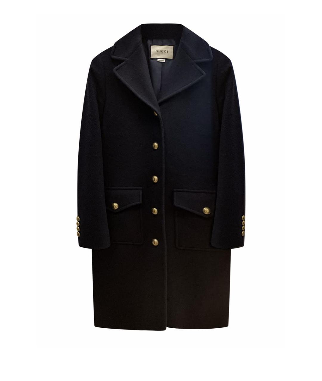 GUCCI Черное пальто, фото 6