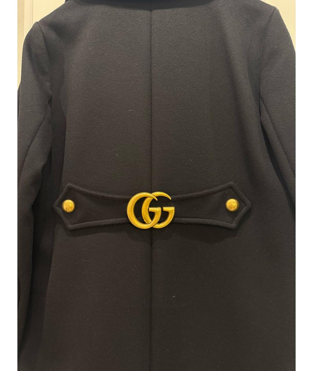 GUCCI Черное пальто, фото 5