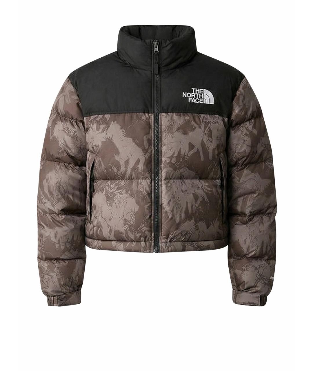 THE NORTH FACE Коричневый пуховик, фото 1