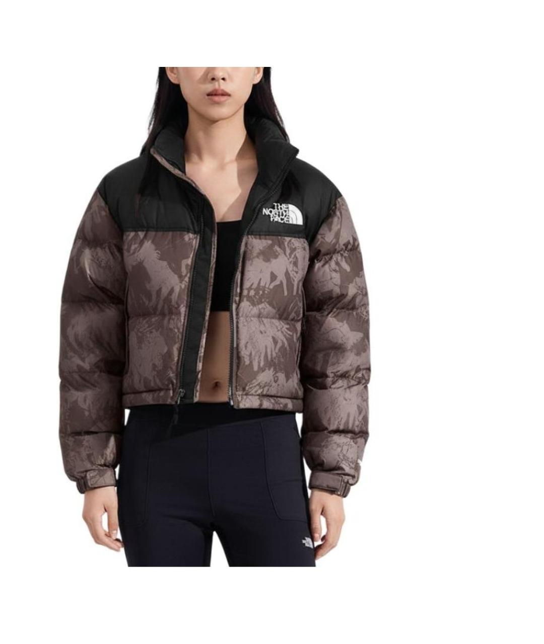 THE NORTH FACE Коричневый пуховик, фото 4