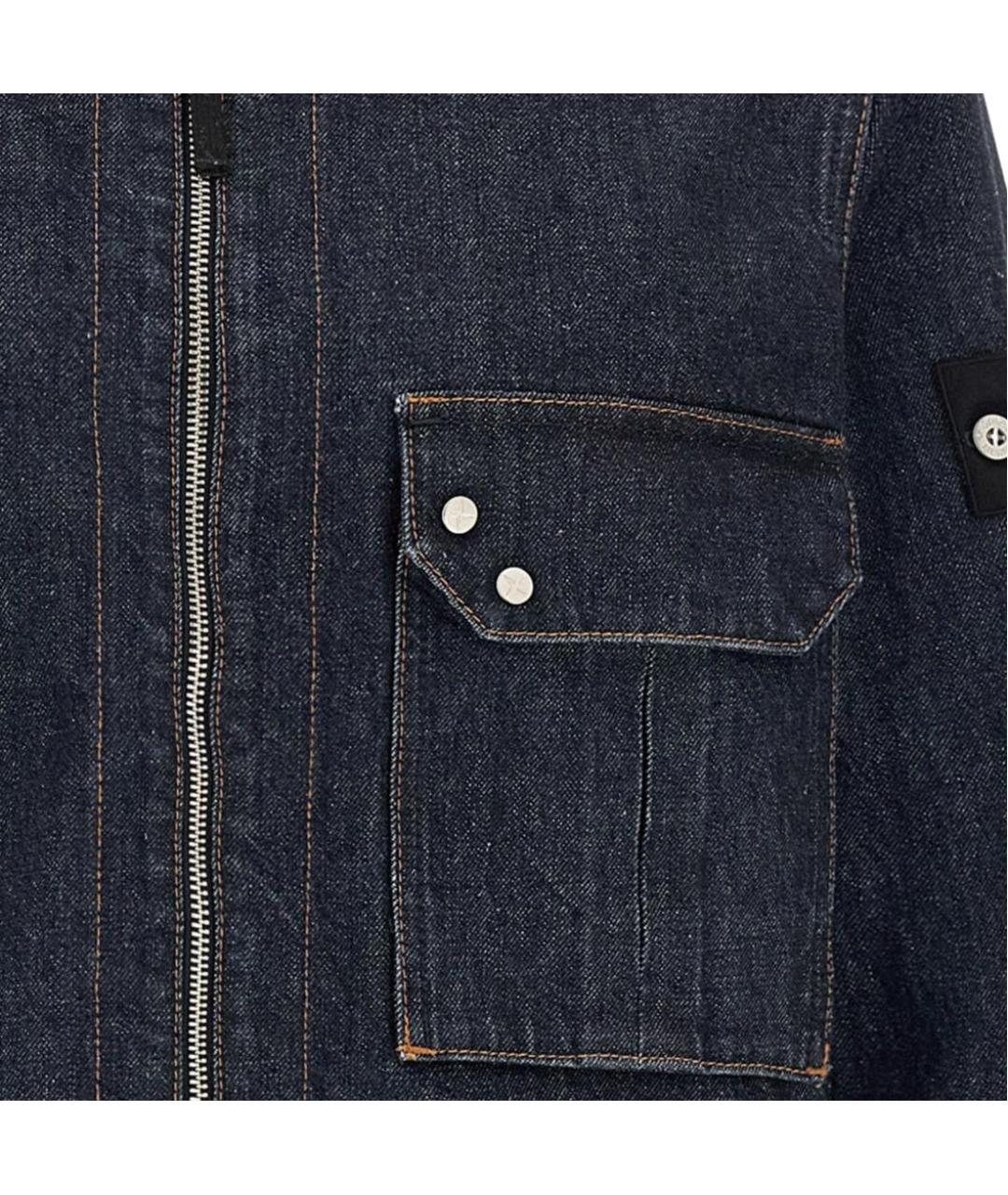 STONE ISLAND Синяя куртка, фото 4