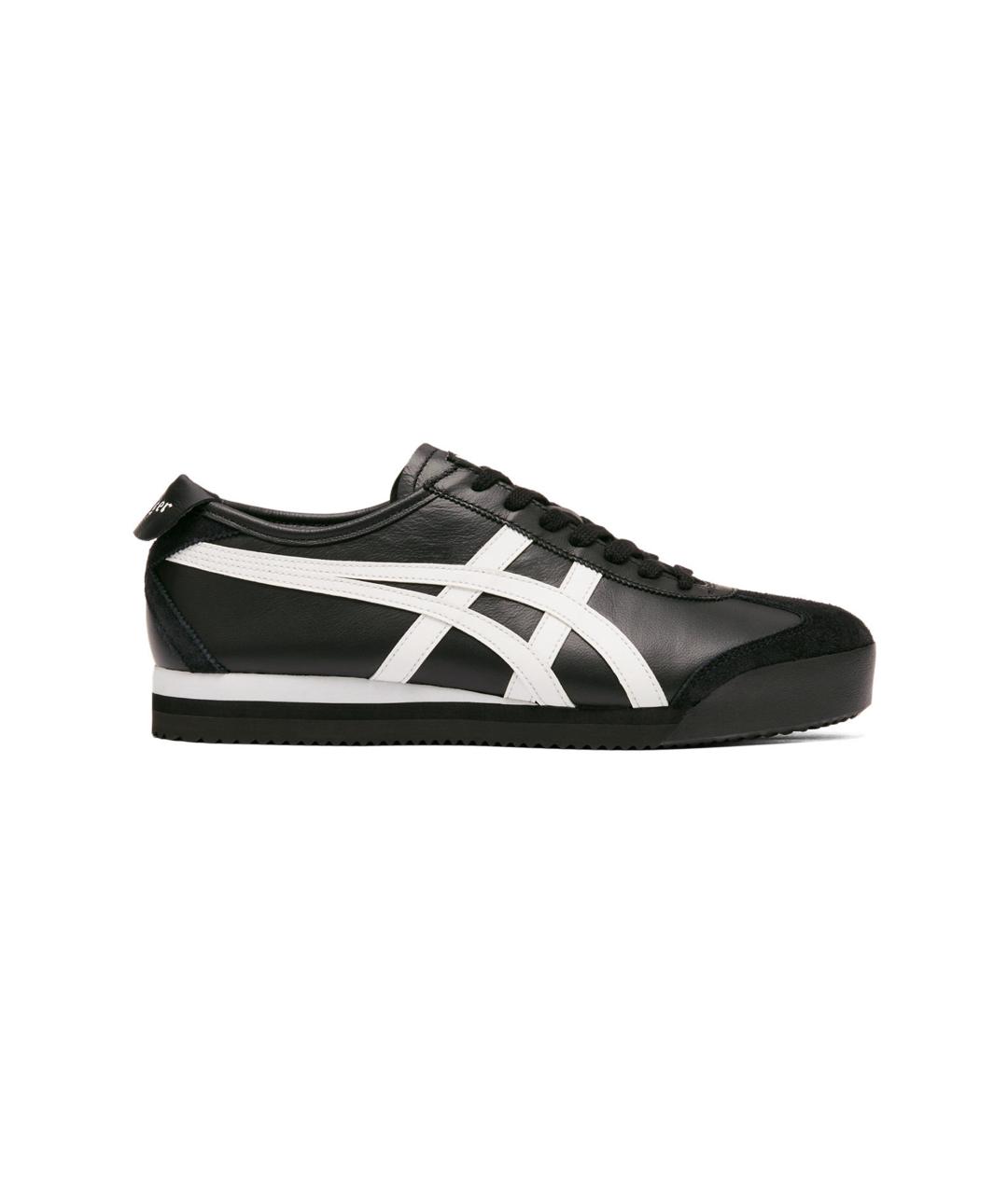 ONITSUKA TIGER Черные кожаные кеды, фото 1