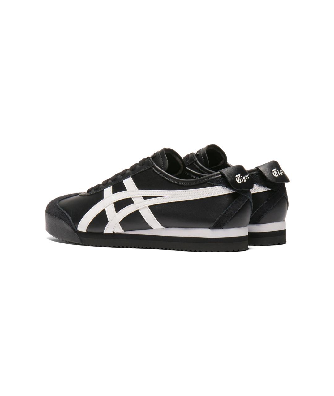 ONITSUKA TIGER Черные кожаные кеды, фото 4