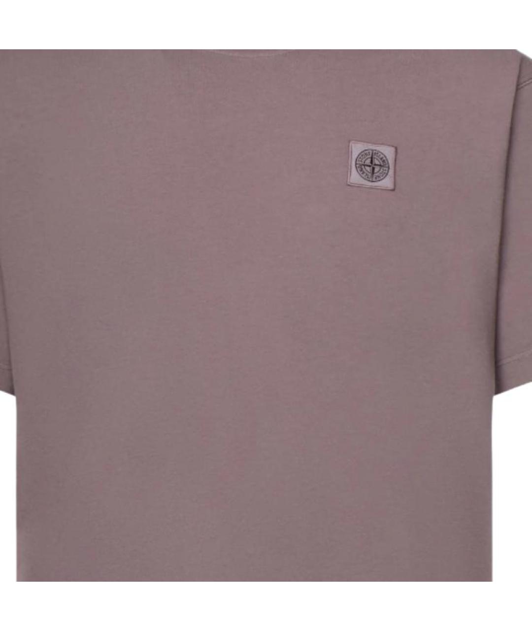 STONE ISLAND Фиолетовая футболка, фото 3