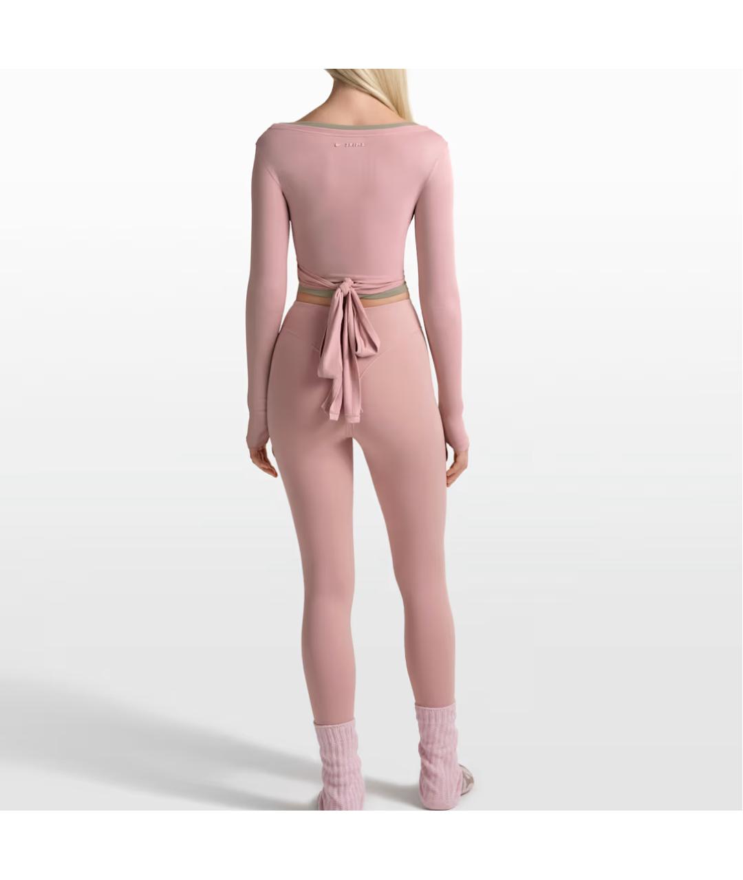 NIKE Розовая синтетическая футболка, фото 3