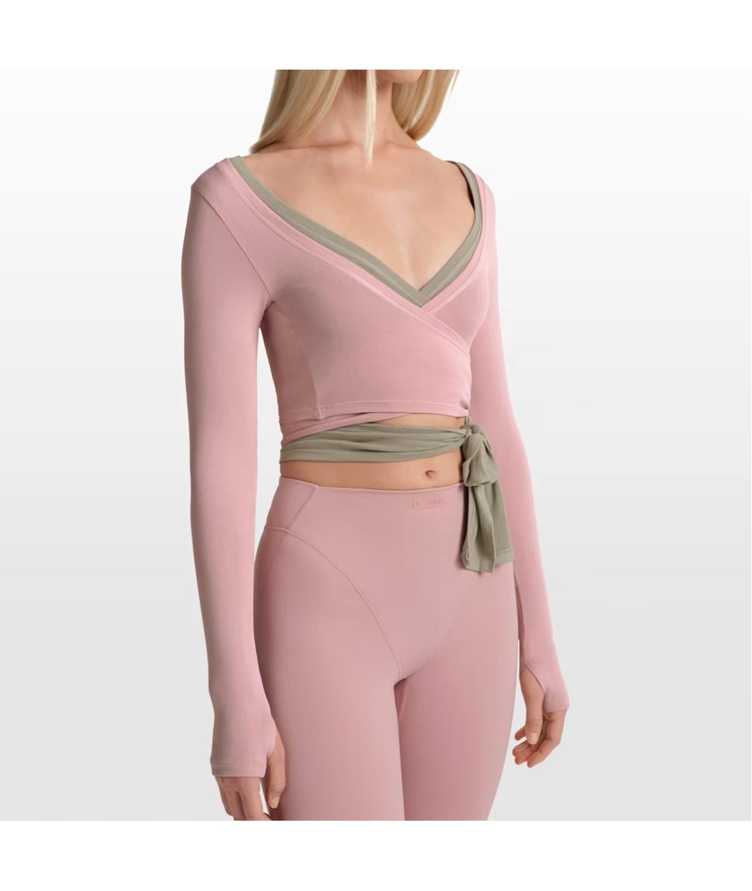 NIKE Розовая синтетическая футболка, фото 5