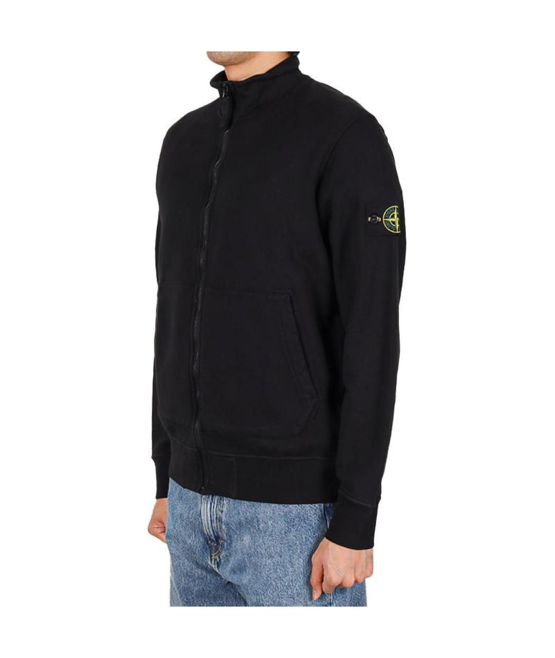 STONE ISLAND Черная куртка, фото 3