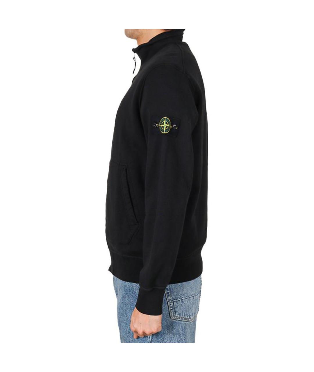 STONE ISLAND Черная куртка, фото 4