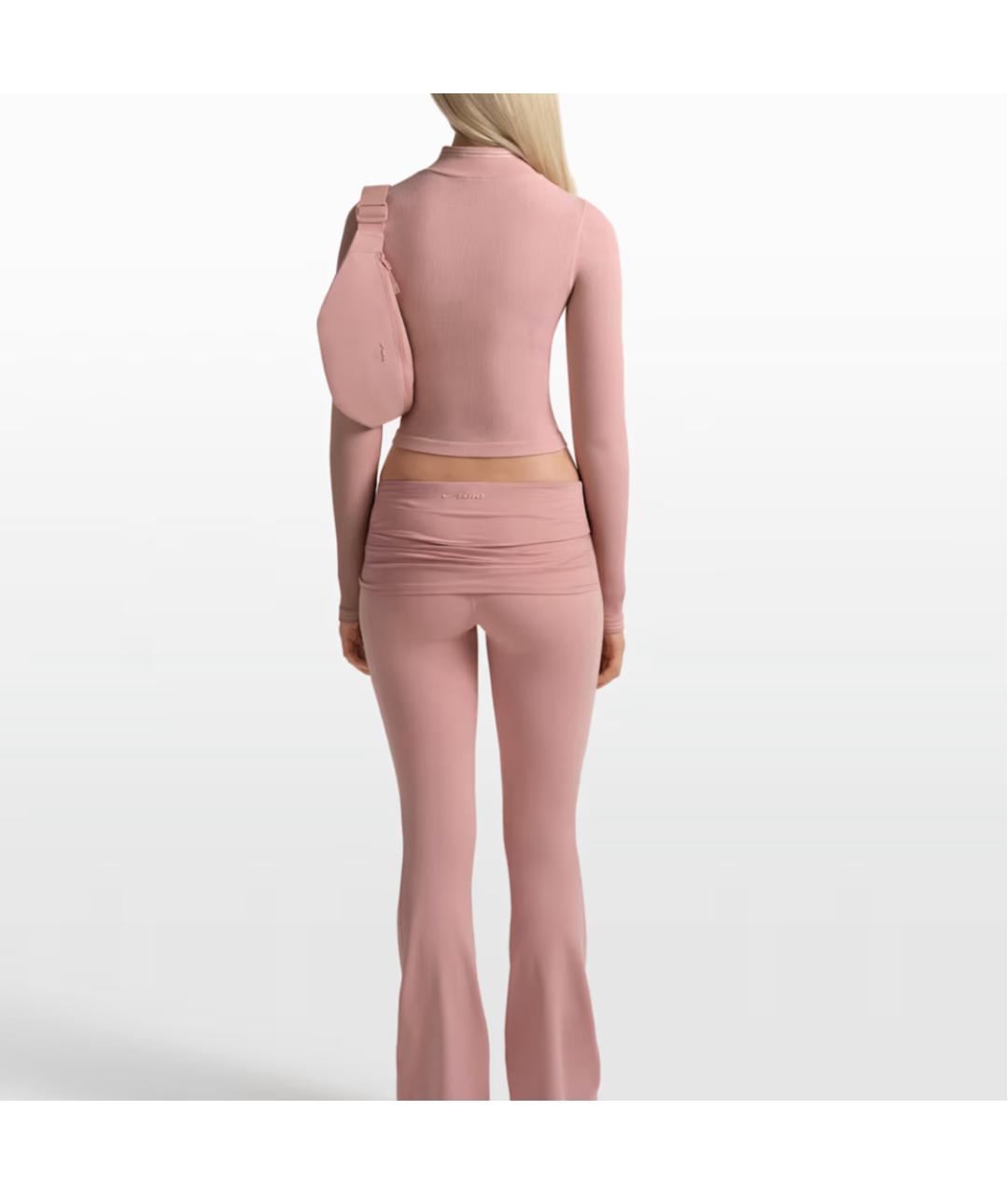 NIKE Розовая синтетическая куртка, фото 3