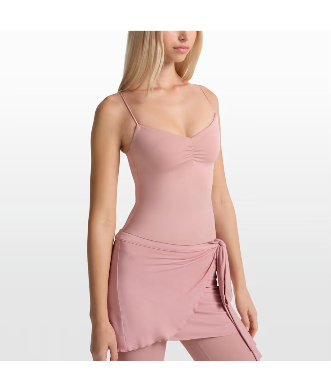 NIKE Розовая полиэстеровая футболка, фото 2