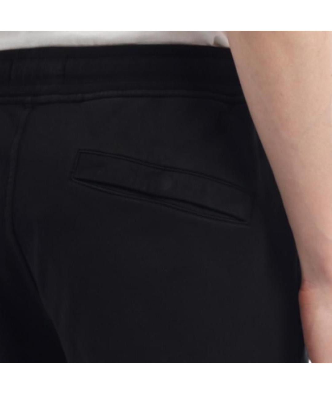 STONE ISLAND Черные повседневные брюки, фото 3
