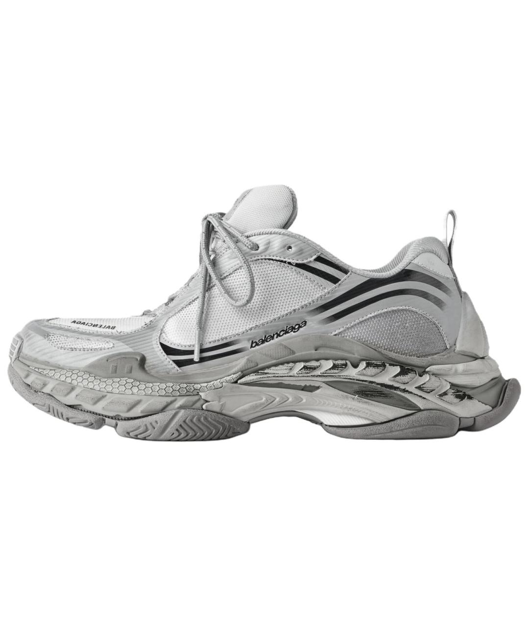 BALENCIAGA Серые низкие кроссовки / кеды, фото 2