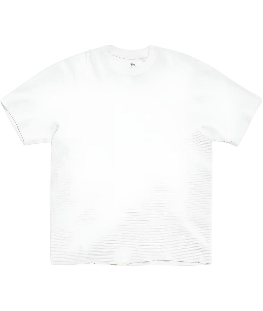 STUSSY Белая футболка, фото 1