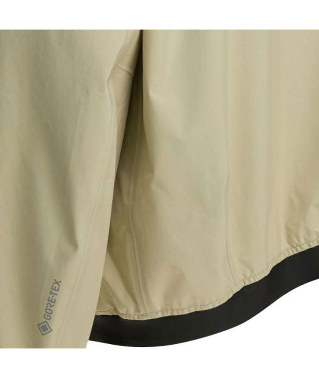 STONE ISLAND Бежевая полиамидовая куртка, фото 3