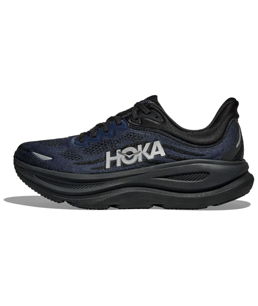 HOKA Синие текстильные высокие кроссовки / кеды, фото 2