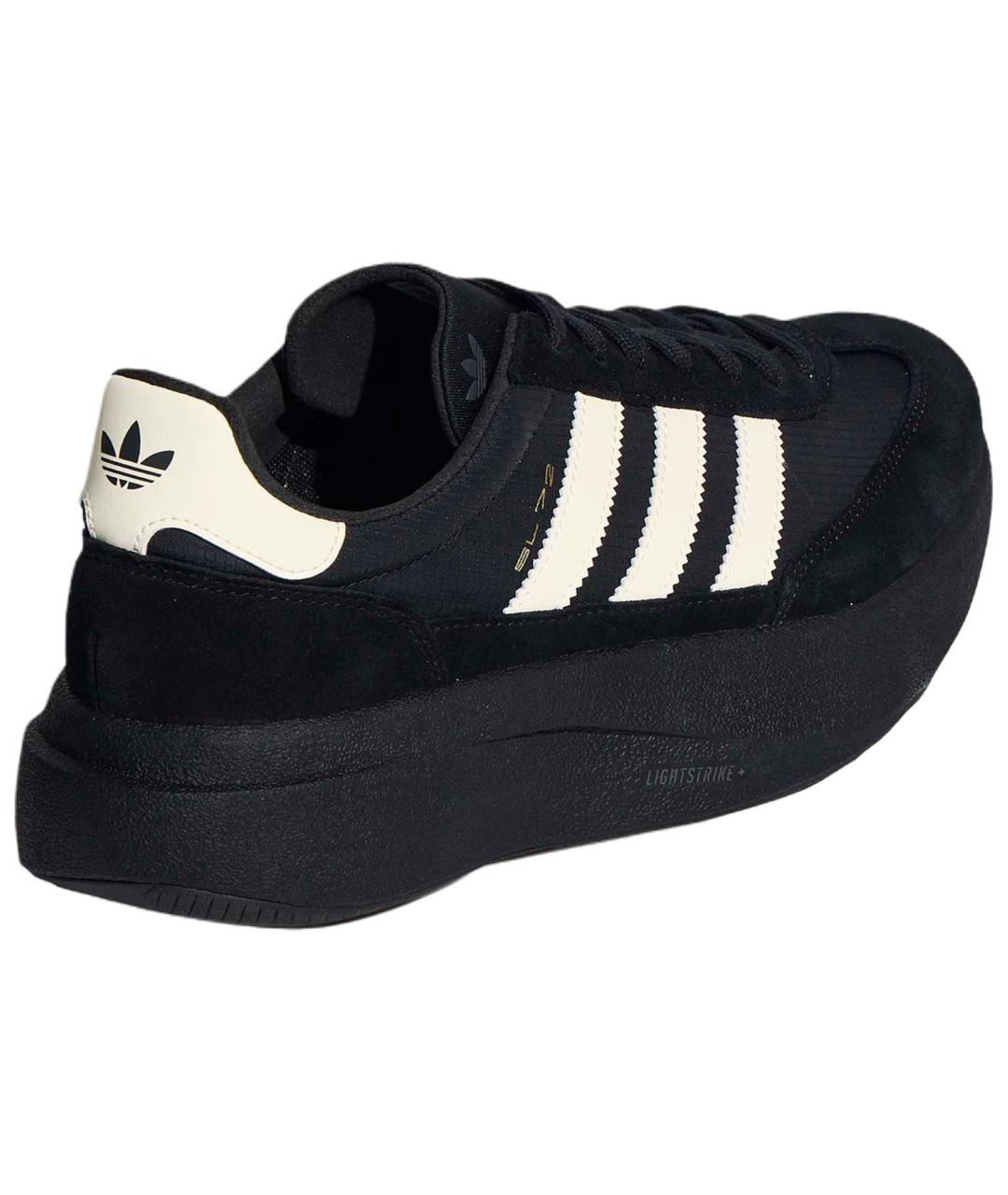 ADIDAS Черные текстильные кроссовки, фото 4