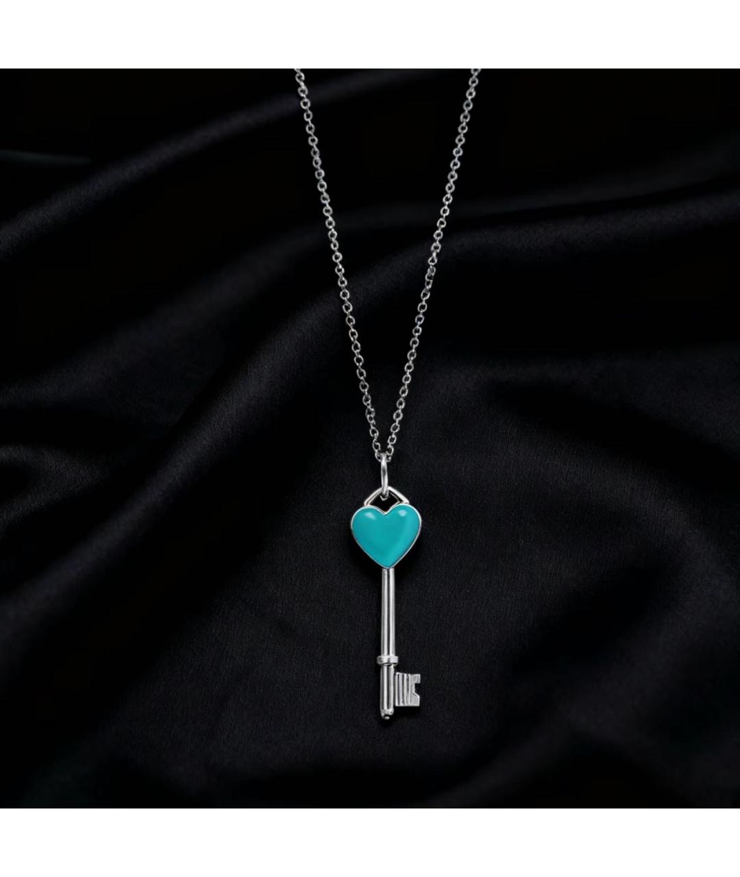 TIFFANY&CO Бирюзовый серебряный кулон, фото 4