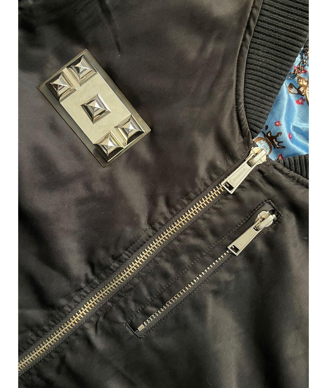 PHILIPP PLEIN Черная хлопковая куртка, фото 3