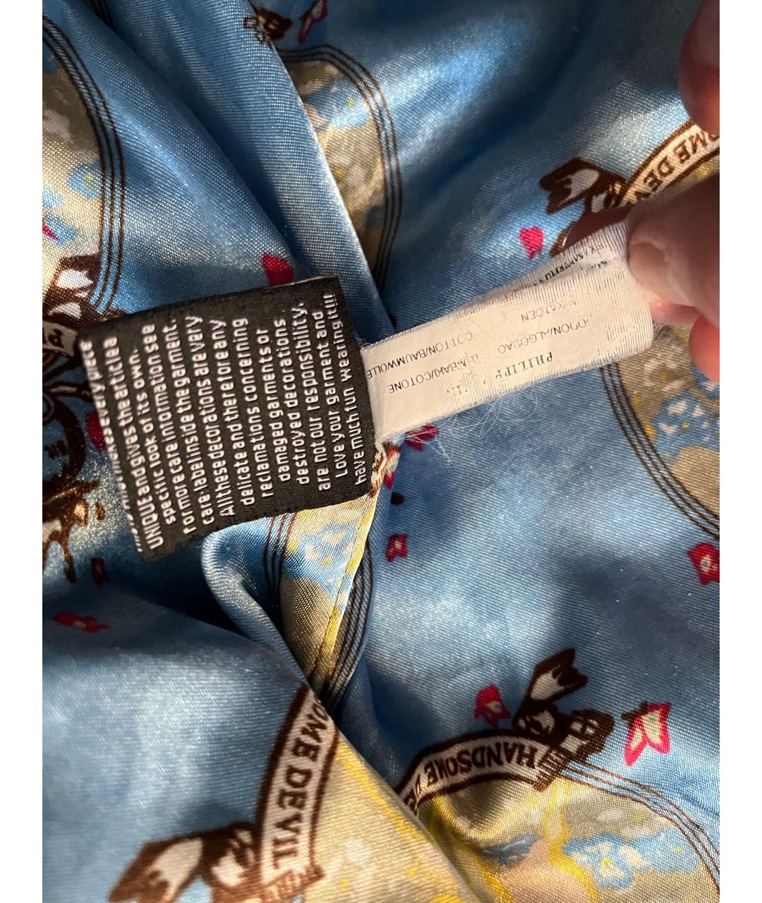 PHILIPP PLEIN Черная хлопковая куртка, фото 7