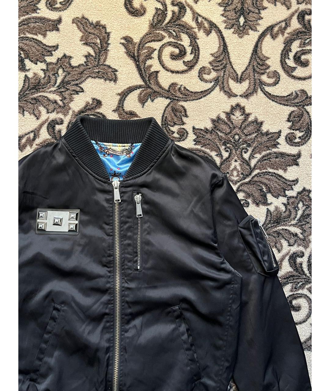 PHILIPP PLEIN Черная хлопковая куртка, фото 4