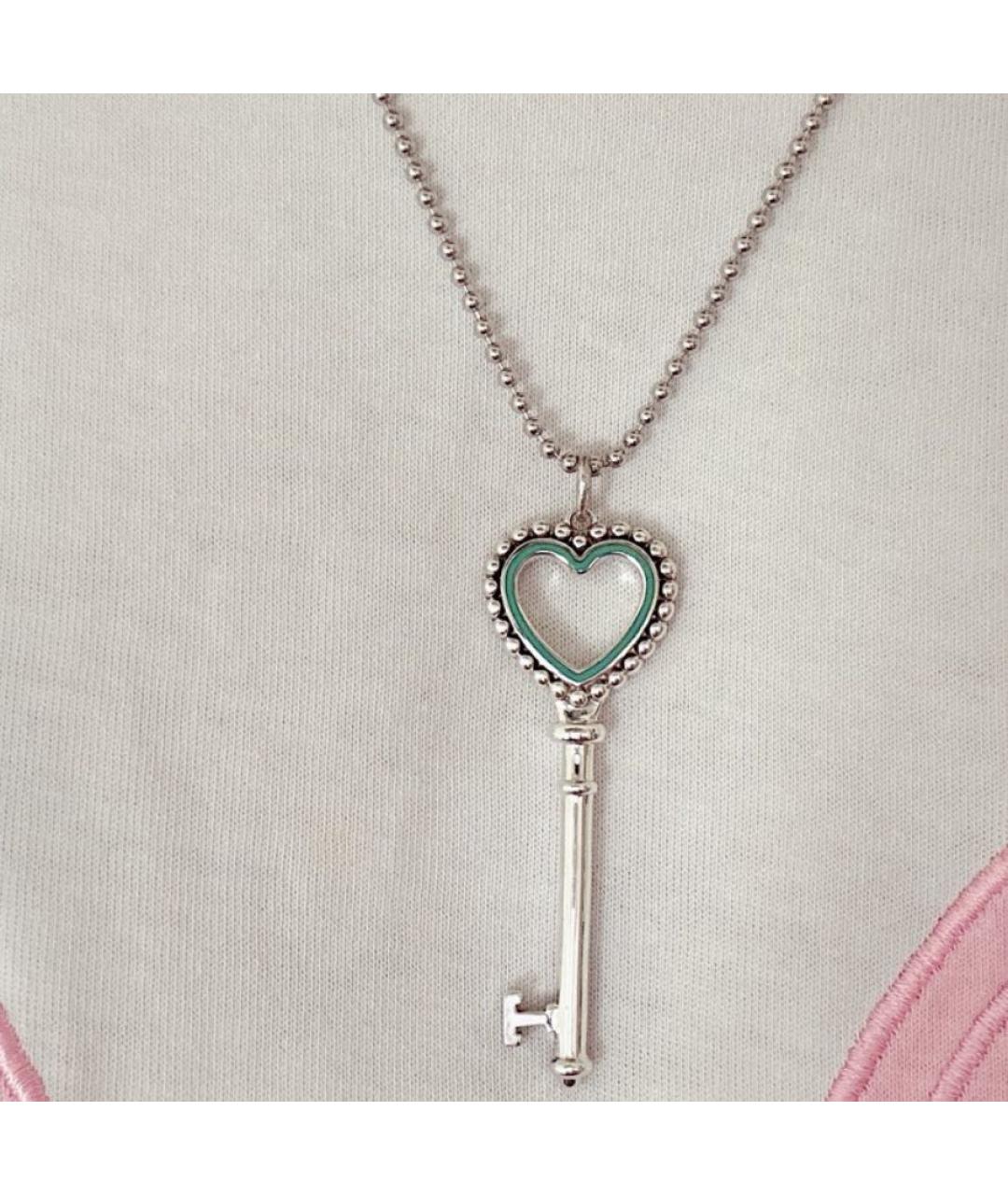 TIFFANY&CO Бирюзовый серебряный кулон, фото 2