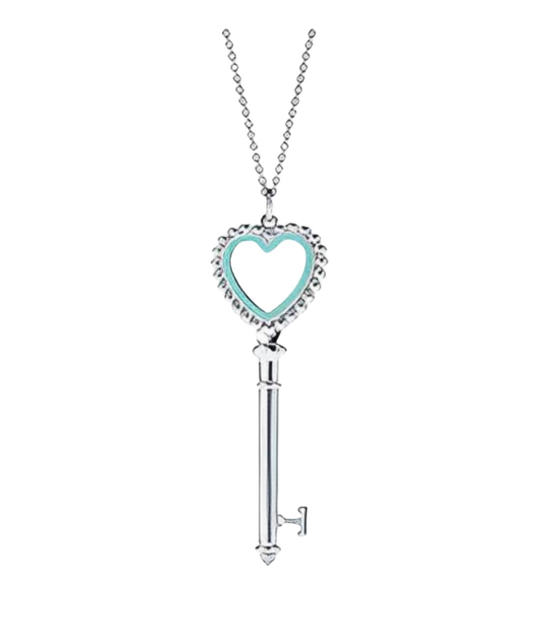 TIFFANY&CO Бирюзовый серебряный кулон, фото 1